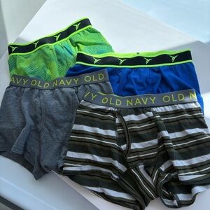 Old Navy Kids Boxer Briefs - Green, Blue, Gray, and Brown